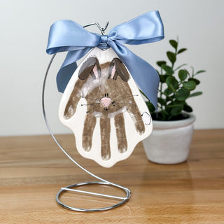 Easter Bunny Clay Ornament