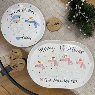 Christmas Buddies Clay Dish