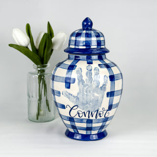 Gingham Tyler Ginger Jar