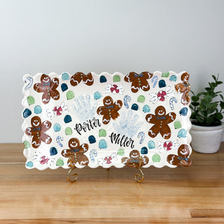 Gingerbread Wide Platter