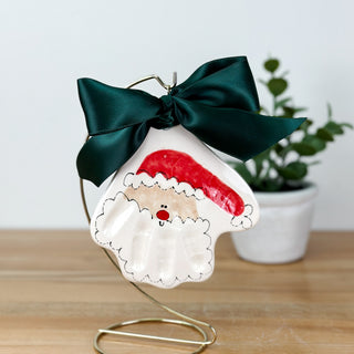 Santa Clay Ornament