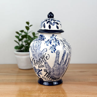 Beachy Chinoiserie Tyler Ginger Jar