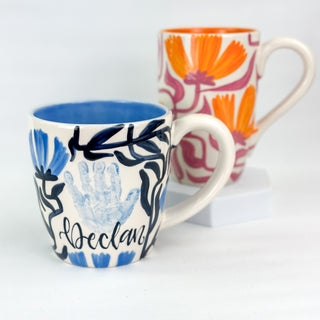 Art Deco Flowers Mug