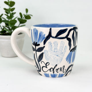 Art Deco Flowers Mug