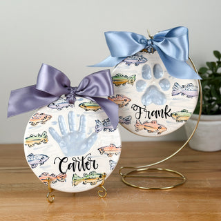 Fish 6" Clay Ornament