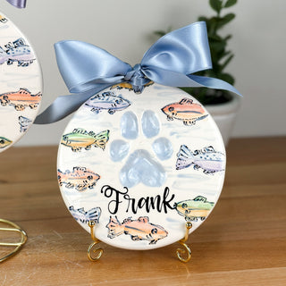 Fish 6" Clay Ornament