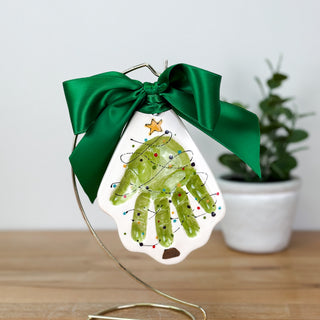 Christmas Tree Clay Ornament