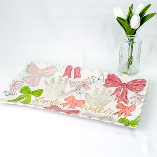 Elsie's Bows Wide Platter