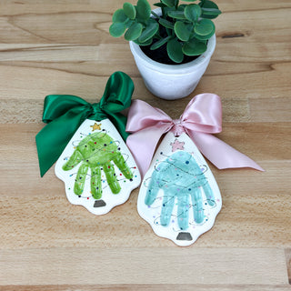 Christmas Tree Clay Ornament