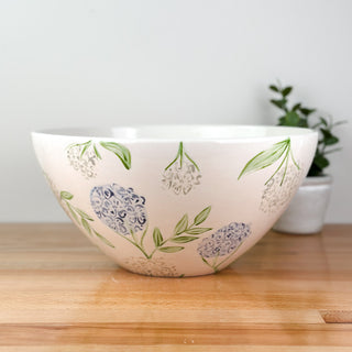 Sadie's Hydrangea XL Serving Bowl