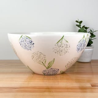 Sadie's Hydrangea XL Serving Bowl
