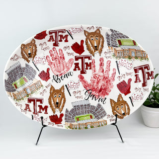 Collegiate Chic XL Platter