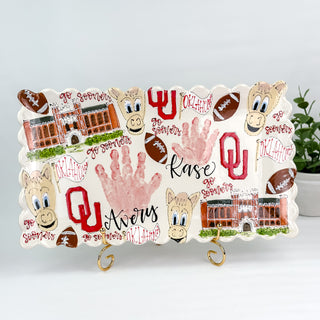 Collegiate Chic Wide Platter