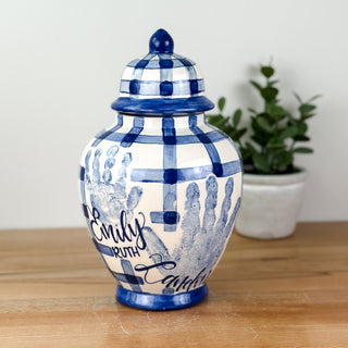 Gingham Tyler Ginger Jar