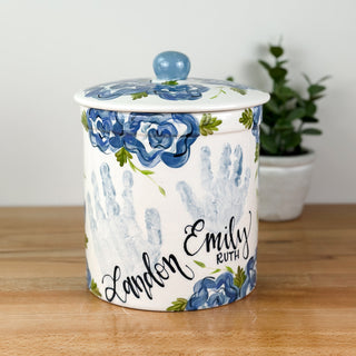 Elegant Flowers Petite Canister