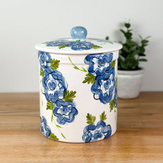 Elegant Flowers Petite Canister