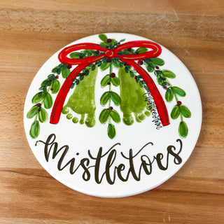 Mistletoes Clay Plaque