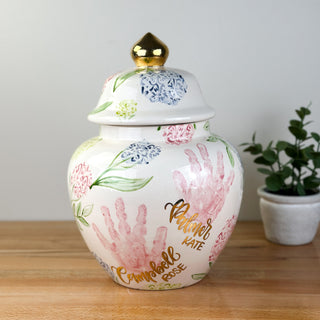 Sadie's Hydrangea Meghan Ginger Jar