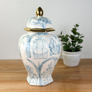 Classic Chinoiserie Keehln Ginger Jar