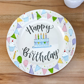 Party Birthday Cake Plate