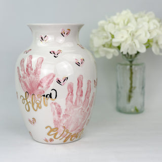 Textured Hearts Petite Vase