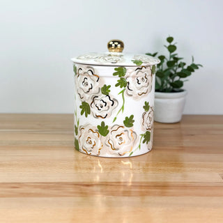 Elegant Flowers Petite Canister