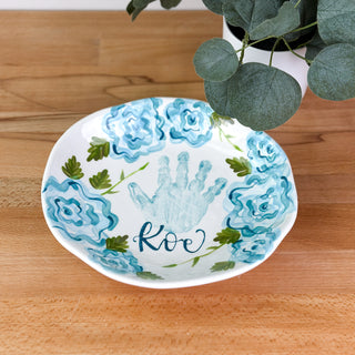 Elegant Flowers Dish