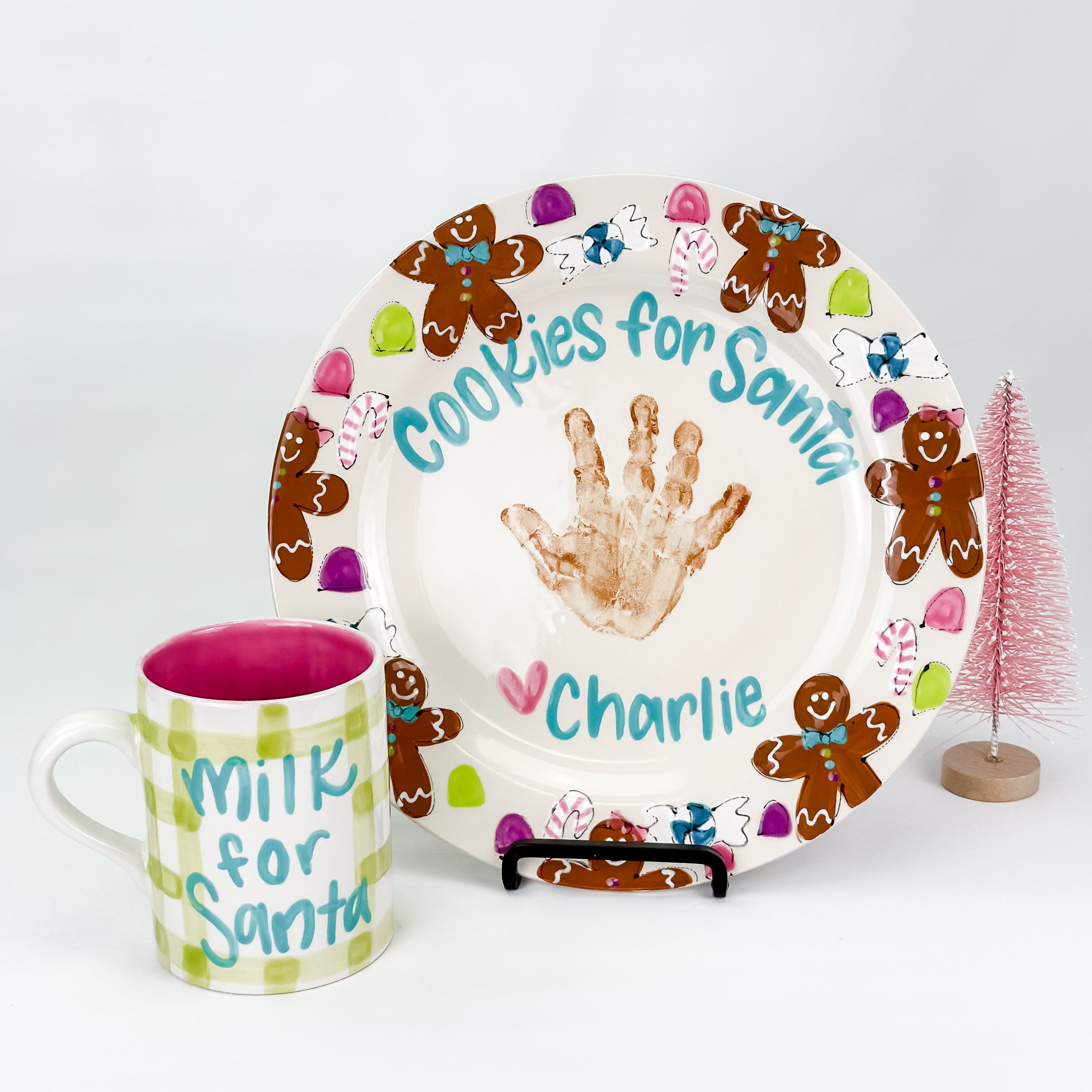 Cookies for santa plate and mug best sale