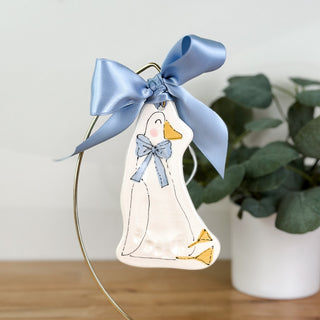Silly Goose Clay Ornament