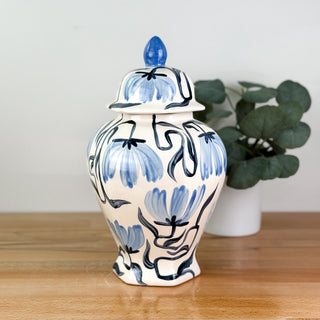 Art Deco Flowers Keehln Jar