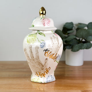 Sadie's Hydrangeas Keehln Ginger Jar