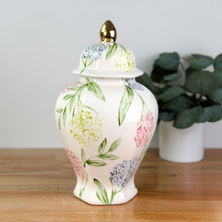Sadie's Hydrangeas Keehln Ginger Jar
