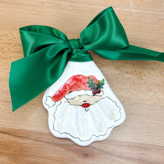Santa Clay Ornament