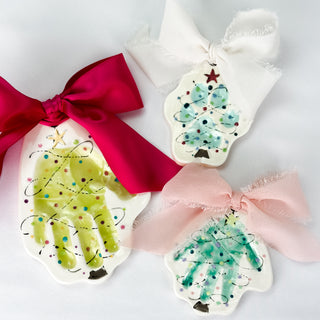 Christmas Tree Clay Ornament