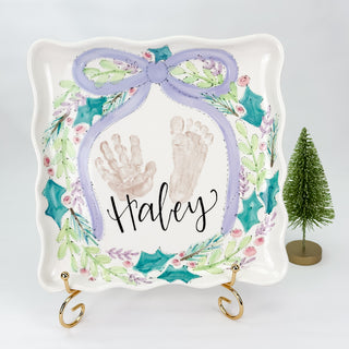 Holiday Wreath Petite Platter