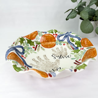 Citrus Garland Serving Bowl