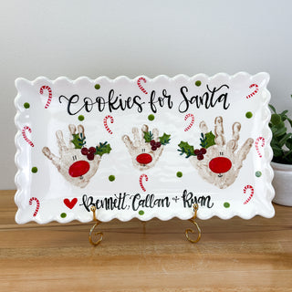 Christmas Buddies Wide Platter