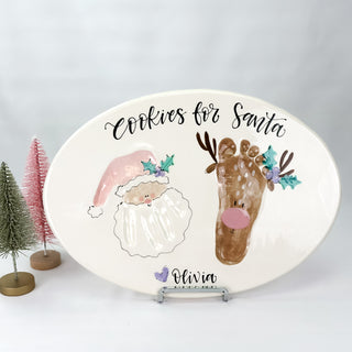 Cookies for Santa Clay Plaque