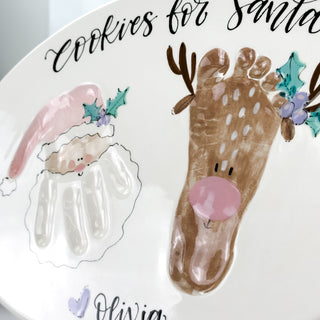 Cookies for Santa Clay Plaque