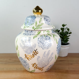Sadie's Hydrangea Meghan Ginger Jar