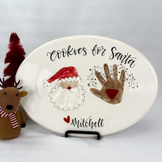 Cookies for Santa Clay Plaque