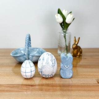Gingham Easter Egg Set
