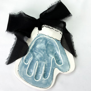 Mitten Clay Ornament