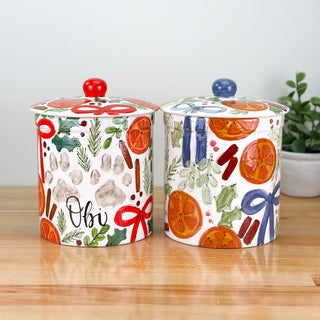 Citrus Garland Petite Cookie Jar