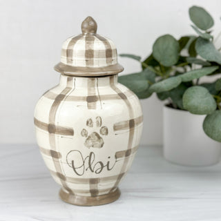 Gingham Tyler Ginger Jar