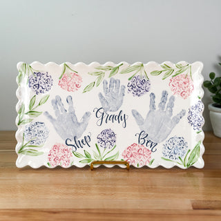 Sadie's Hydrangea Wide Platter