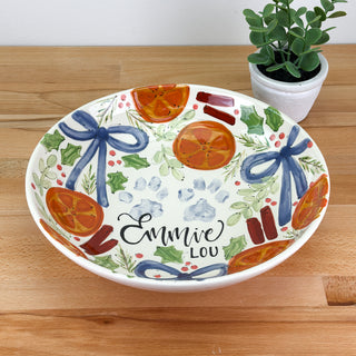 Citrus Garland Serving Bowl
