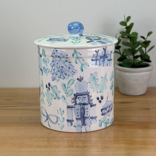 Nutcracker Chinoiserie Petite Cookie Jar