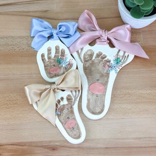 Coastal Reindeer Clay Ornament