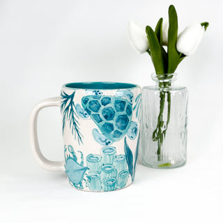 Beachy Chinoiserie Mug